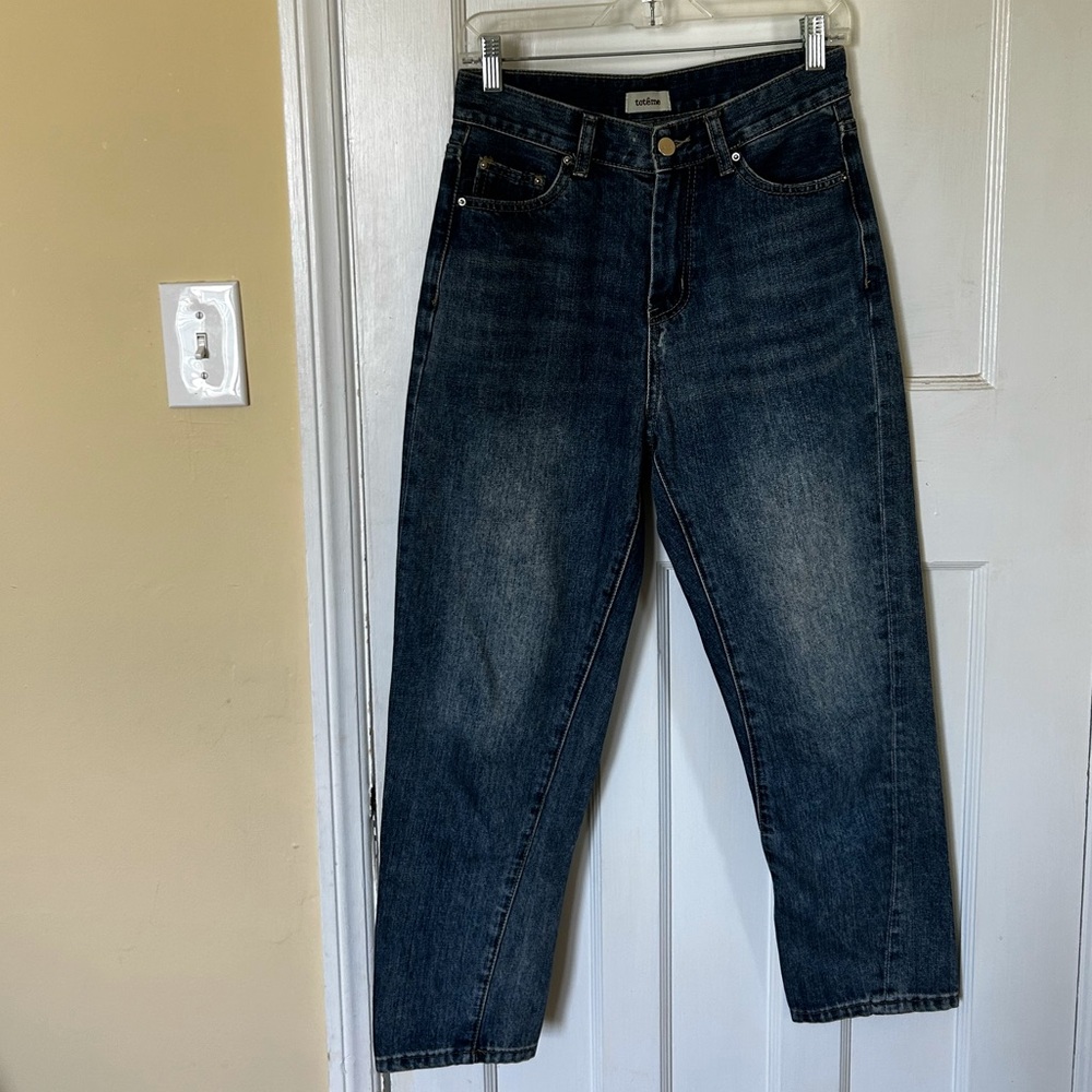 Toteme twisted seam jeans